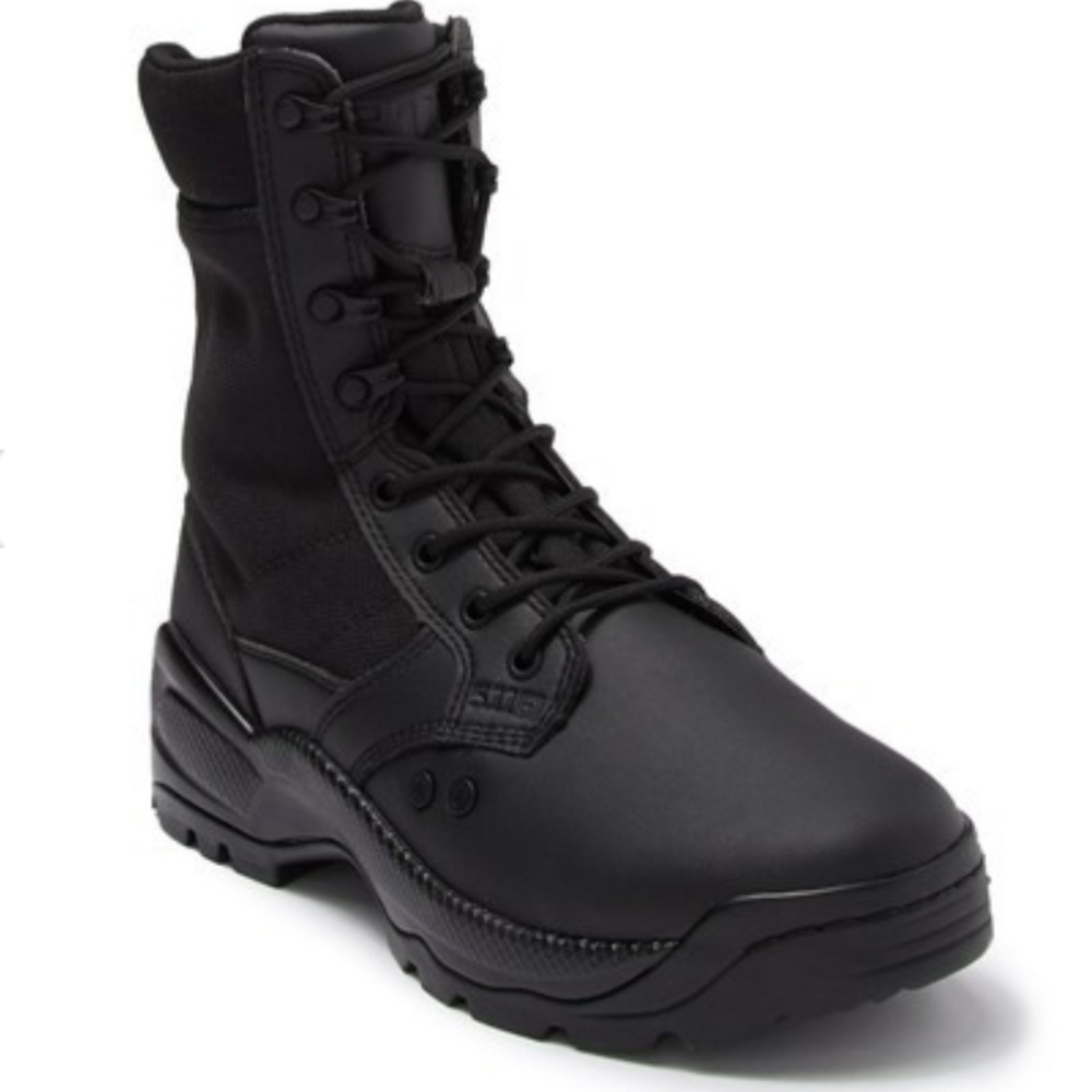 Black Combat Boots Fits Women's 10 Men's 8 5.11 - Picture 2 of 5
